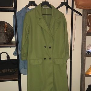 💚 Long Green Peacoat 💚